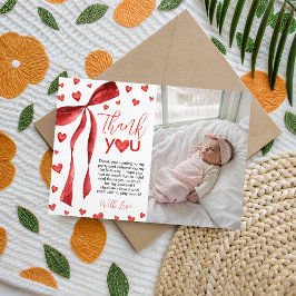 Sweetheart Photo Thank You Card Einladung