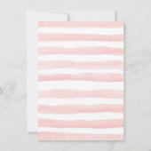 Sweetheart Pink Balloon Valentine Birthday Einladung (Rückseite)