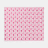 Sweetheart Pink Fleecedecke (Vorderseite (Horizontal))