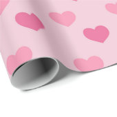 Sweetheart Pink Geschenkpapier (Rolleneckpunkt)