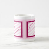 Sweetheart Pink Heart Coffee Tasse (Mittel)
