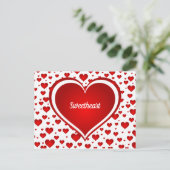 Sweetheart Postcard Postkarte (Stehend Vorderseite)