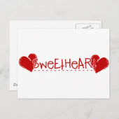 Sweetheart Postkarte (Vorne/Hinten)