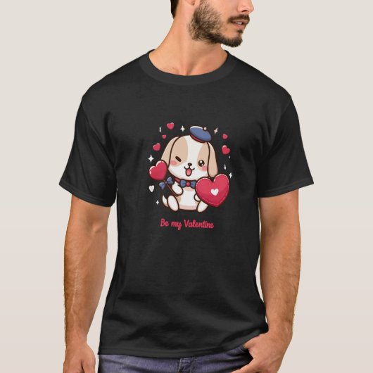 Sweetheart Pup Valentine T-Shirt (Vorderseite)