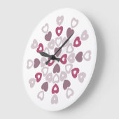 Sweetheart Quilt Große Wanduhr (Winkel)