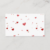 Sweetheart Red Baby Duwer Windschutzscheibe Begleitkarte (Rückseite)