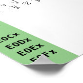 Sweetheart Schriftart Ligatures Poster (Ecke)