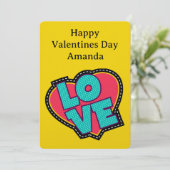 Sweetheart Sentiments Card Feiertagskarte (Stehend Vorderseite)