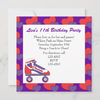 Sweetheart Skate Einladung