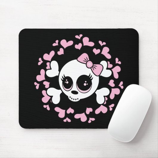 Sweetheart Skull Mousepad (Mit Mouse)
