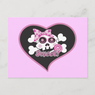 Sweetheart Skull Postkarte