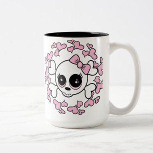 Sweetheart Skull Zweifarbige Tasse