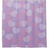 Sweetheart Sprinkle | Duschvorhang für Herz-Muster (Vorderseite)