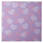 Sweetheart Sprinkle | Herz-Muster-Keramik Fliese (Vorderseite)