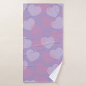 Sweetheart Sprinkle | Herzpattern Badetuch Badehandtuch (Badehandtuch)