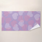 Sweetheart Sprinkle | Herzpattern Badetuch Badehandtuch (Badehandtuch)