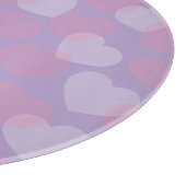 Sweetheart Sprinkle | Lavender Heart Decorative Schneidebrett (Ecke)