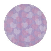 Sweetheart Sprinkle | Lavender Heart Decorative Schneidebrett (Vorderseite)