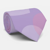Sweetheart Sprinkle | Lavender Heart Pattern Krawatte (Gerollt)