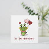 Sweetheart-Tanz-Party Einladung (Stehend Vorderseite)