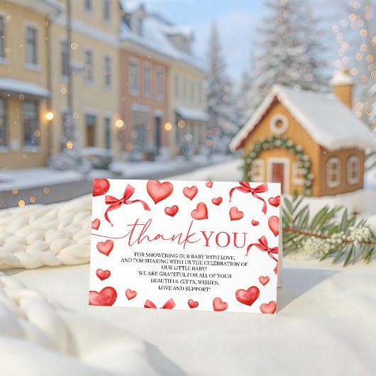 Sweetheart Thank  You Card Begleitkarte