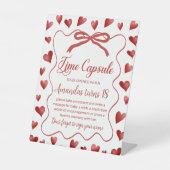 Sweetheart Time Capsule Card Sockelschild (Vorderseite)