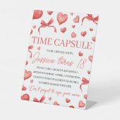Sweetheart Time Capsule Sign Sockelschild (Vorderseite)