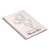 Sweetheart Unicorn Magick Intuitive Lesungen Rosa Notizblock (Rechte Seite)