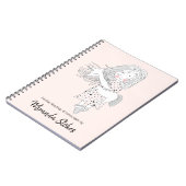 Sweetheart Unicorn Magick Intuitive Lesungen Rosa Notizblock (Linke Seite)