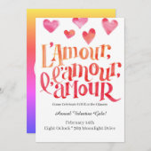 Sweetheart Valentine Baby Dusche Einladung (Vorne/Hinten)