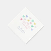 Sweetheart Valentine's Day Baby Shower Napkins Serviette (Ecke)