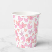 Sweetheart Valentine's Day  Pappbecher (Rückseite)