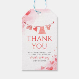 Sweetheart Valentines Girl Baby Dusche Geschenkanhänger