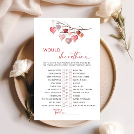 Sweetheart Valentines würde sie eher spielen