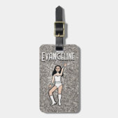 Sweetheart White Dancer #2 Gepäckmarke Gepäckanhänger (Vorderseite vertikal)