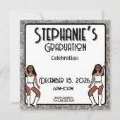 Sweetheart White Silver Dancer: #1 Einladung (Vorderseite)