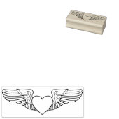 Sweetheart Wings Militärübungssprecherin Briefmark Gummistempel (Stempel)