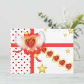 Sweetheart's 16 . Geburtstag-Geschenk individualis Einladung (Stehend Vorderseite)