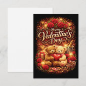 Sweethearts Forever Dankeskarte (Vorne/Hinten)