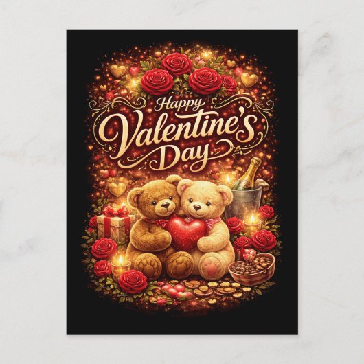 Sweethearts Forever Postkarte (Vorderseite)