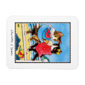 Sweethearts Niedliches Katzenmeer Eiscreme Name Magnet (Horizontal)