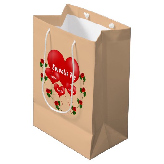 Sweetice Pie Geschenktasche Mittlere Geschenktüte (Vorderseite Schrägansicht)