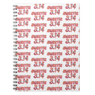 Sweetie 3.14 (gefüllt mit Spiegeln) Notizblock