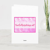 Sweetie Be my Valentine | Valentinstag Karte (Rückseite)