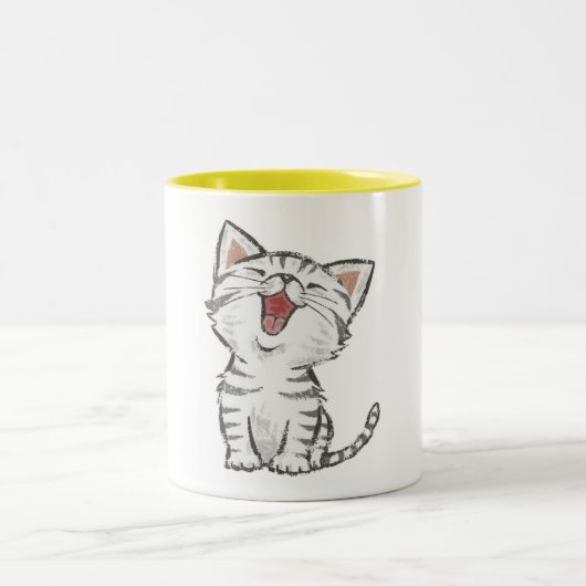 Sweetie Cat Zweifarbige Tasse (Mittel)