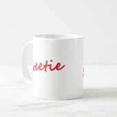 sweetie kaffeetasse (Vorderseite Links)