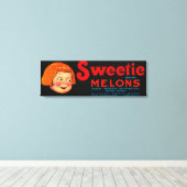 Sweetie Melon LabelPhoenix, AZ Leinwanddruck (Insitu (Holzboden))