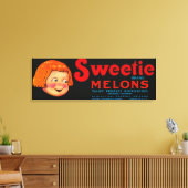 Sweetie Melon LabelPhoenix, AZ Leinwanddruck (Insitu (Wohnzimmer))