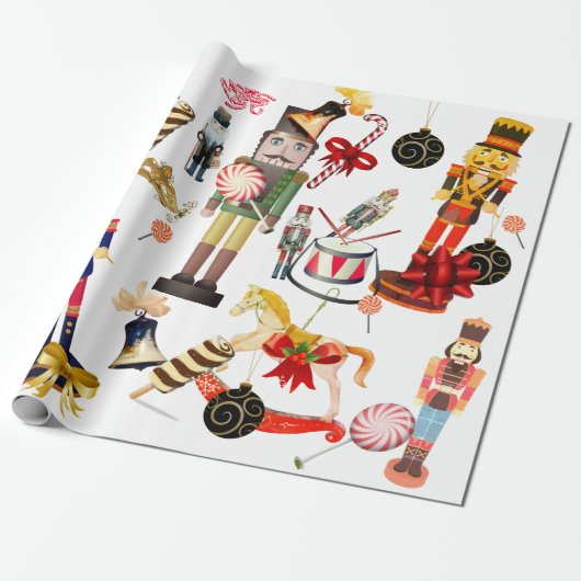 Sweetie Nutcracker Weihnachtswrapping Paper Geschenkpapier (Ungerollt)