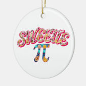 Sweetie Pi (gefüllt mit Pies) Keramik Ornament (Links)